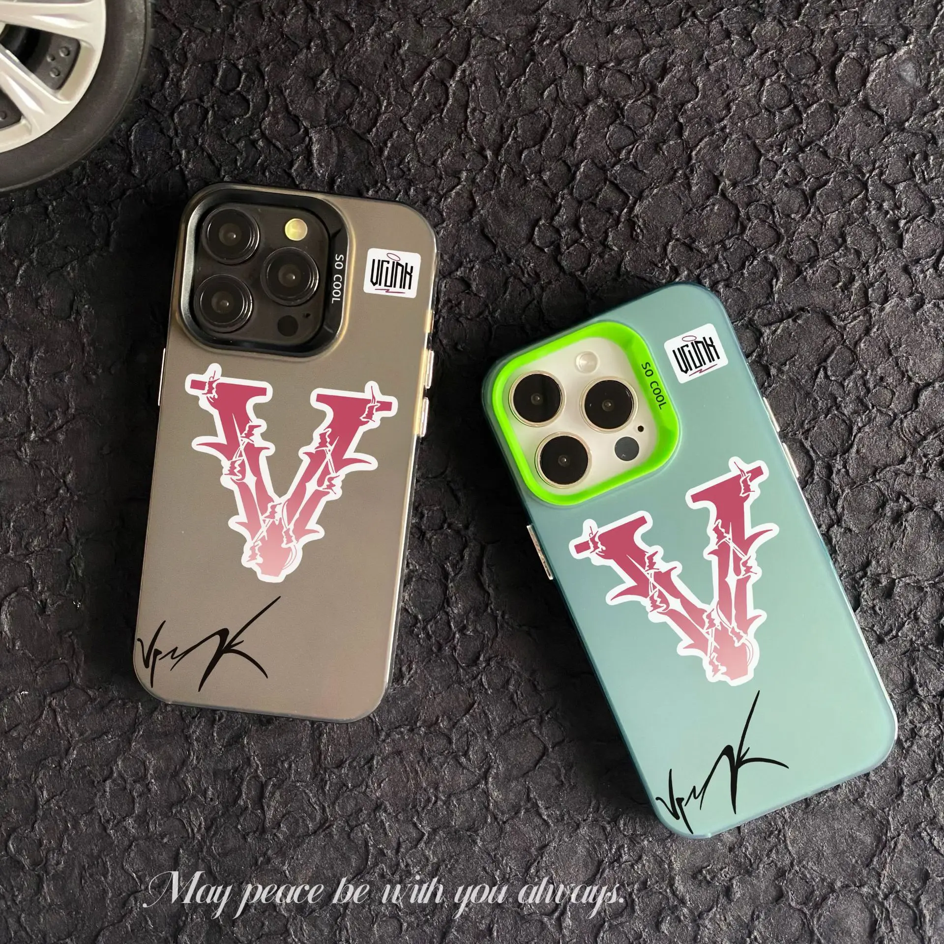 Chic Pink V-VrunkS Phone Case - Stylish Fashion Statement Cover