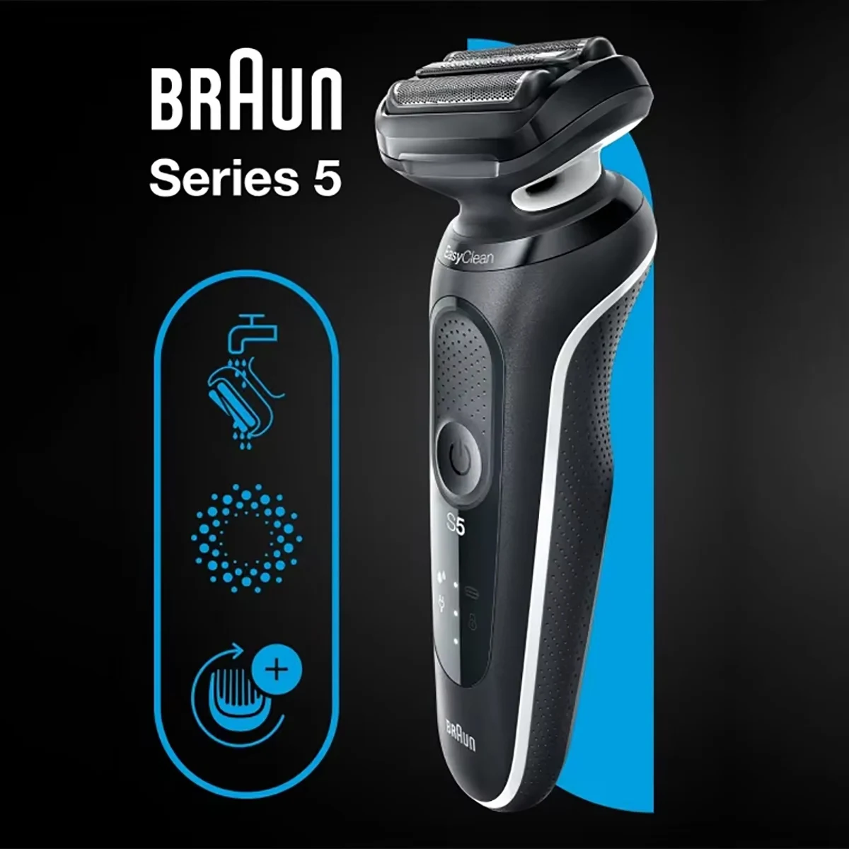 Braun Electric Shaver Series 5 W1000S Electric Razor Rechargeable 3 Flexible Blades Waterproof Easyclean Shaving Machine Men hair clipper,electric shaver,hair trimmer,electric razor,rotary shaver,electrical rotary shaver,electric hair clipper,cordless shaver