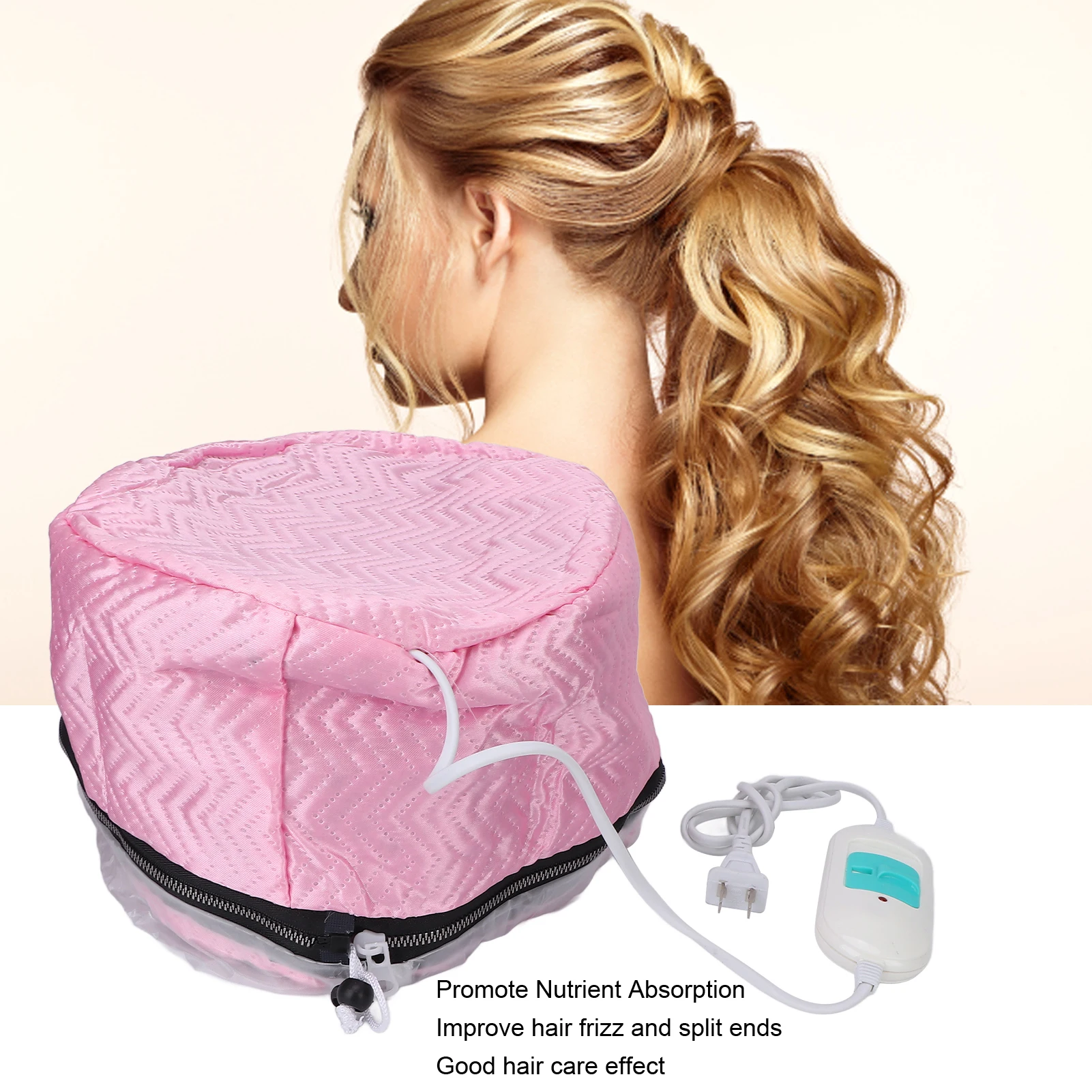 Thermal Treatment Hair Cap Heating Hair Steamer Care Accessories Bonnets for Women Hair Dryer Home Spa Salon Styling 110-220v 2