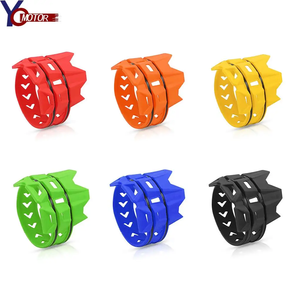 For Universal Motorcycle Stainless Steel Exhaust Hood Protector Heat Shield Tube Collision Moto Accessories