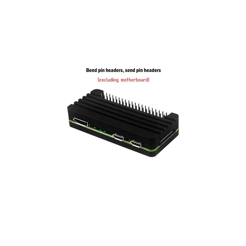 Guscio In Lega Di Alluminio Raspberry Pi 2W Guscio Di Raffreddamento Con Protezione In Metallo Pi Zero 2W Con Intestazione Pin In Silicone Conduttivo 