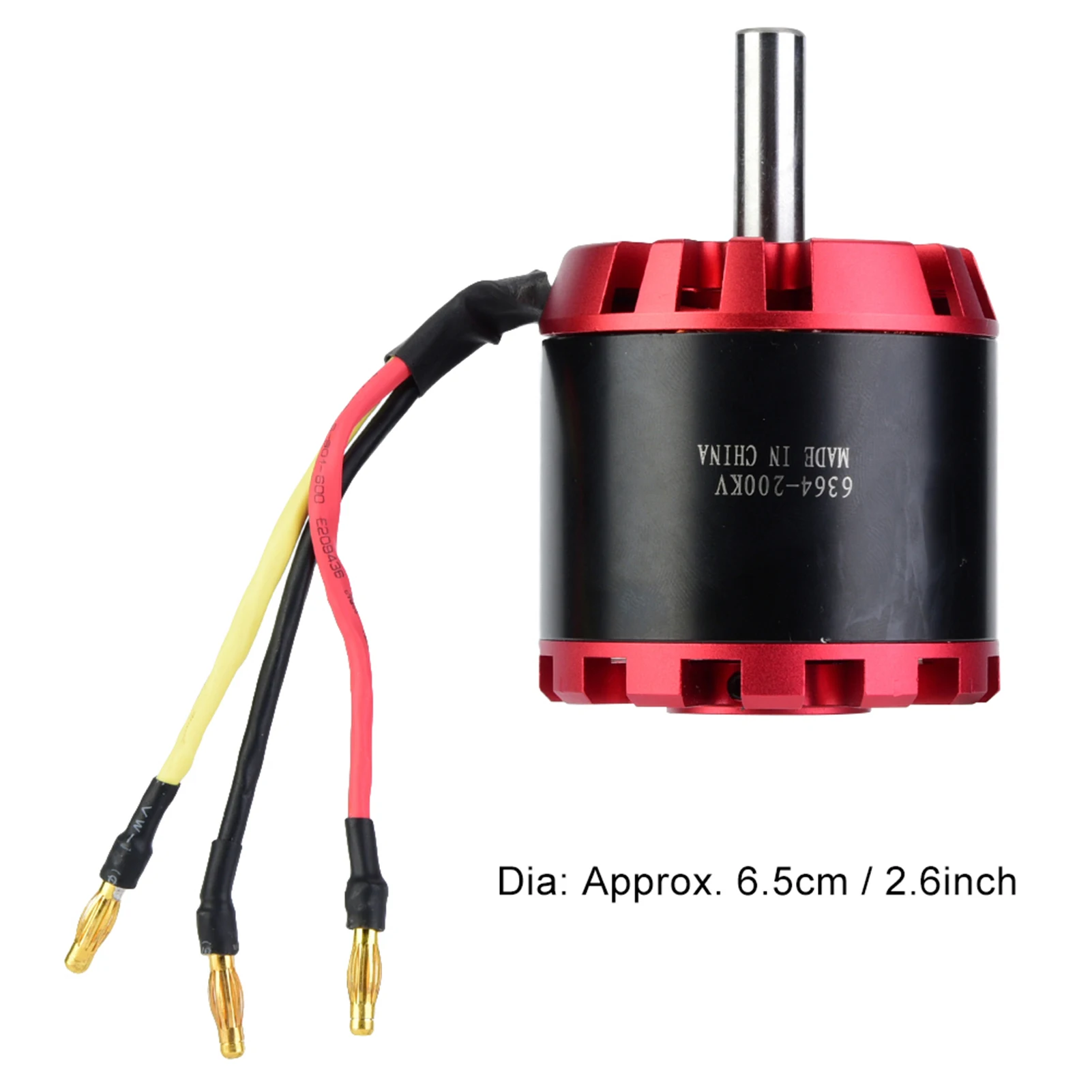 스쿠터 전기 모터 6364-200KV 전기 밸런싱 스쿠터용 브러시리스 센서리스 모터 스케이트보드 스쿠터 브러시리스 모터