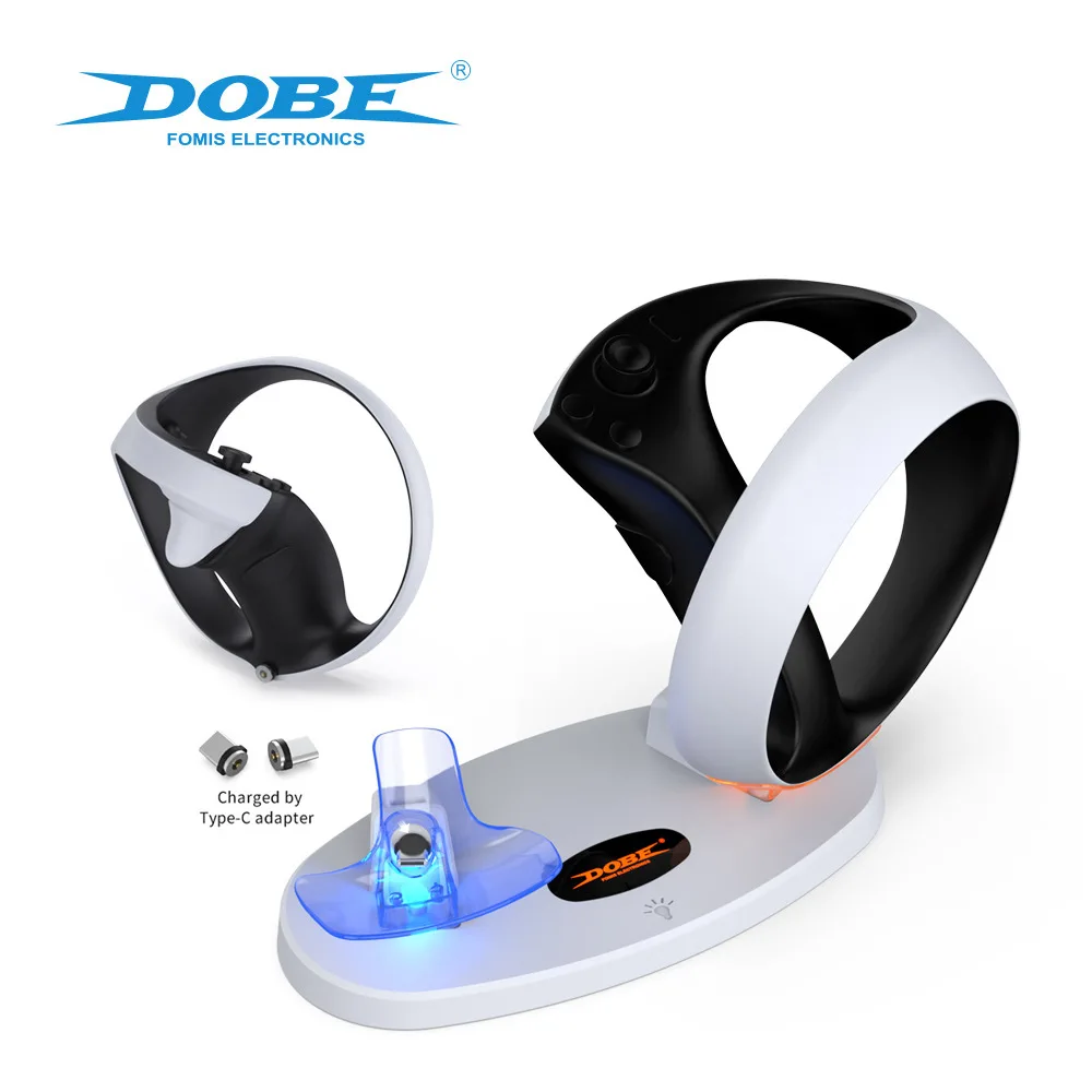 Tp5-3505 Base Di Ricarica Per Aspirazione Magnetica Per Alimentatore Gamepad Psvr2 Per Caricabatterie Con Maniglia Psvr2 Con Luce