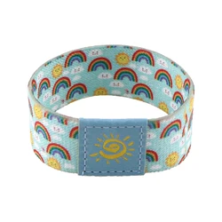 Colorful Heart Bracelet - Unisex Elastic Wristband Fashion Accessory and Friendship Gift (5)