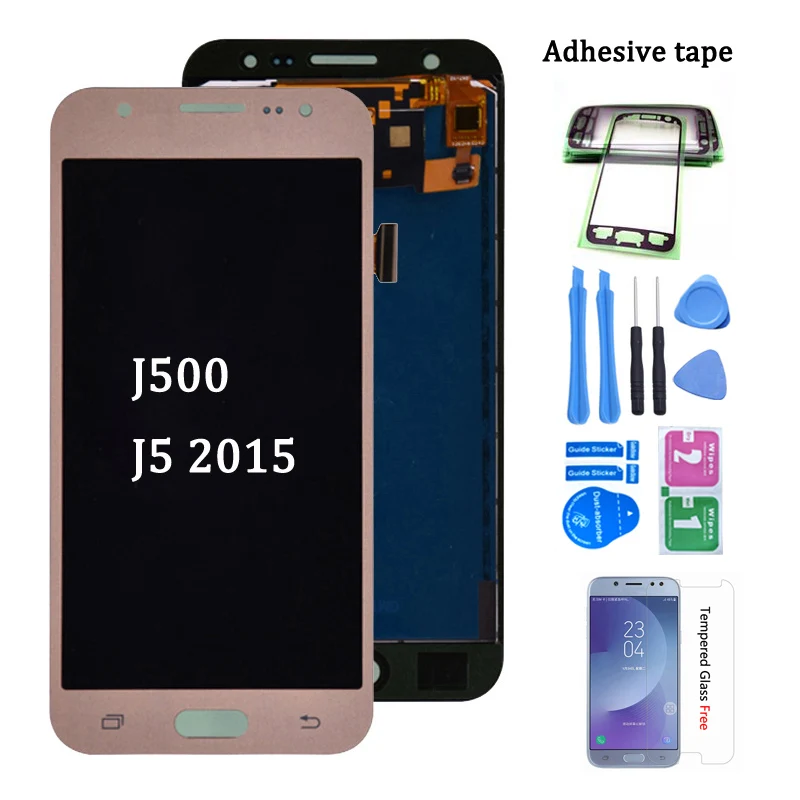 

ЖК-дисплей для Samsung GALAXY J5 J500 J500F J500FN J500M J500H 2015 с сенсорным экраном и дигитайзером в сборе