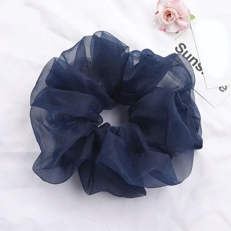 large hair clip Oversized Scrunchies Big Rubber Hair Ties Elastic Hair Bands Girs Ponytail Holder Smooth Satin Scrunchie Women Hair Accessories small hair clips Hair Accessories