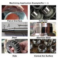 Outil de polissage à rouleaux pour surfaces miroir, toupie de finition, outil de polissage externe pour tournage, outils de polissage par extrusion métallique 6