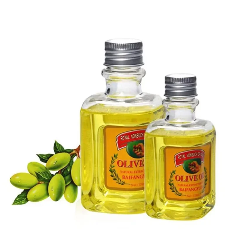 Natural Olive Oil Essence Makeup Base Oil Care Hair Skin Essential oil For Face, Hair And Body Dry Damaged Aging Skin Care