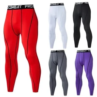 Men Compression Tight Leggings Running Sports Male Gym Fitness Jogging Pants Quick Dry Trousers Workout Training Yoga Bottoms