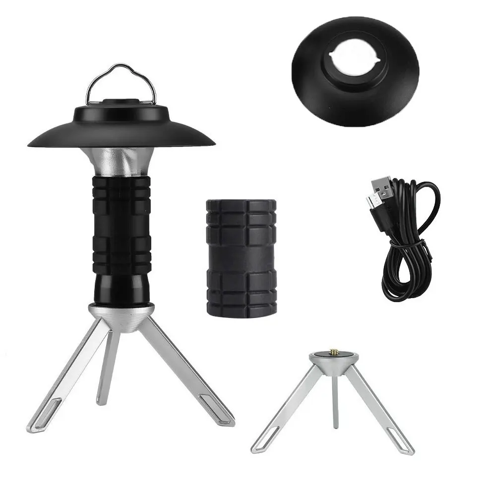 Luz de Camping portátil con USB magnético recargable, 3 modos de ...