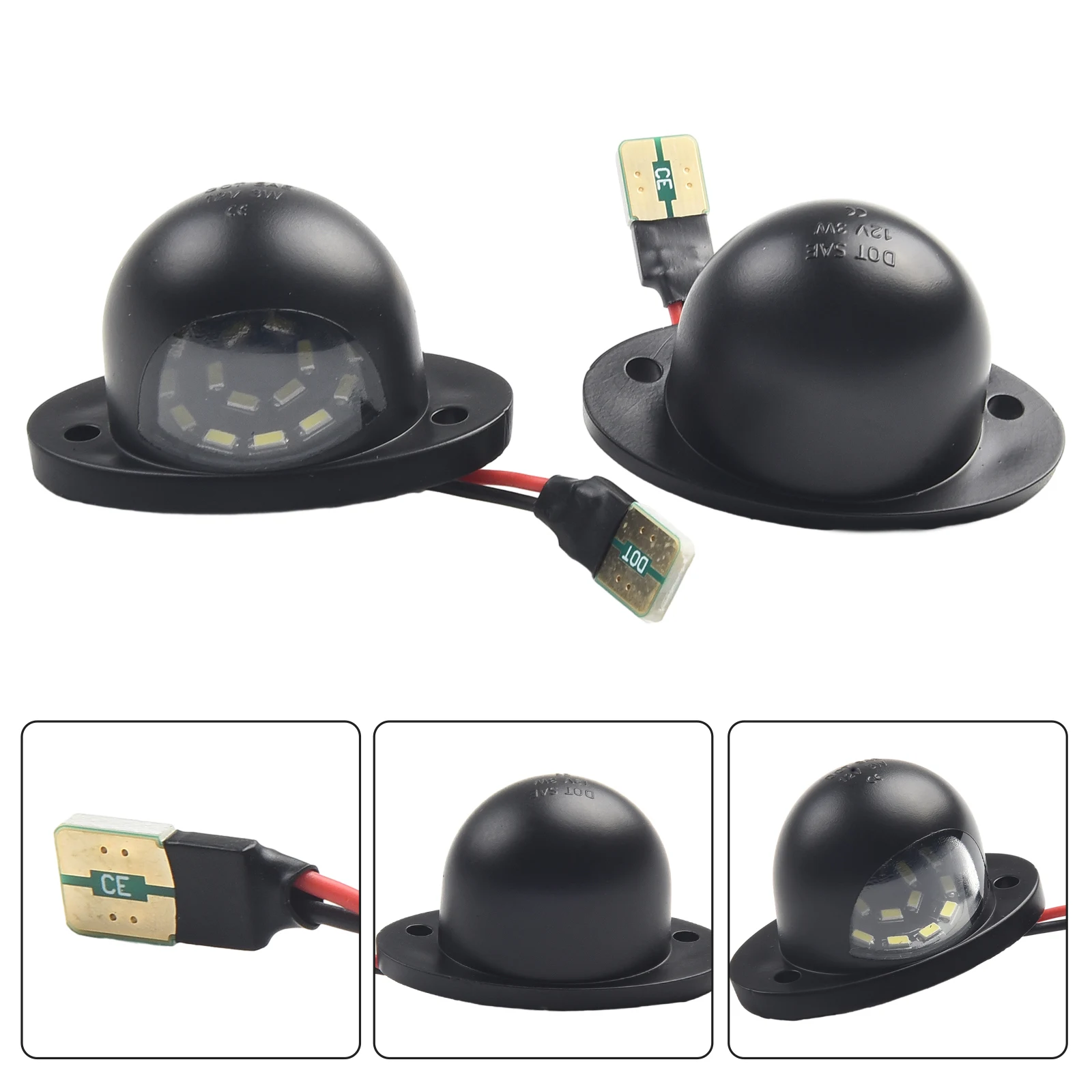 

Brand New Car Exterior Accessories LED 1994-2002 Durable Tag Lamps Easy To Install Easy To Use Installation Position