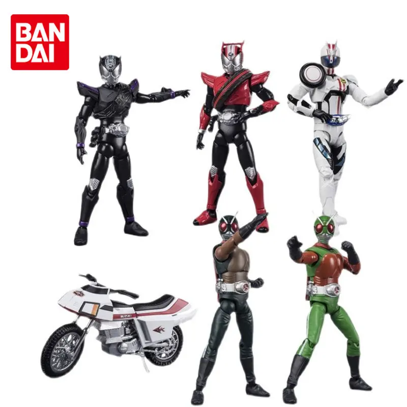 

Bandai Original SHODO Palm X15 Shokugan Kamen Rider Drive Mach Joints Movable Anime Action Figures Toys Boys Girls Kids Gift