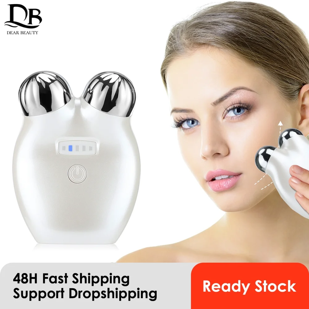 Microcurrent Face Roller Massager Face Lifting Machine 3D Facial