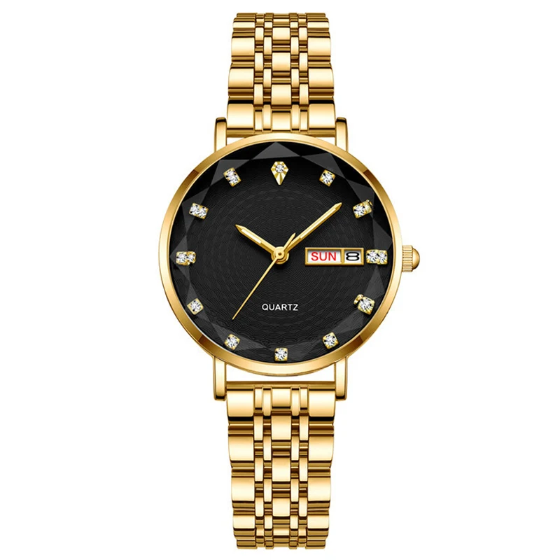 Elegant Stainless Steel Adjustable Watch Band - Premium Metal Strap in Multiple Sizes