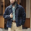 Maden Vintage 4-Pockets 14OZ Jacket for Men Stand Collar Denim Jacket Outwear Coat Version for Men's Spring Streetwear Coats 1