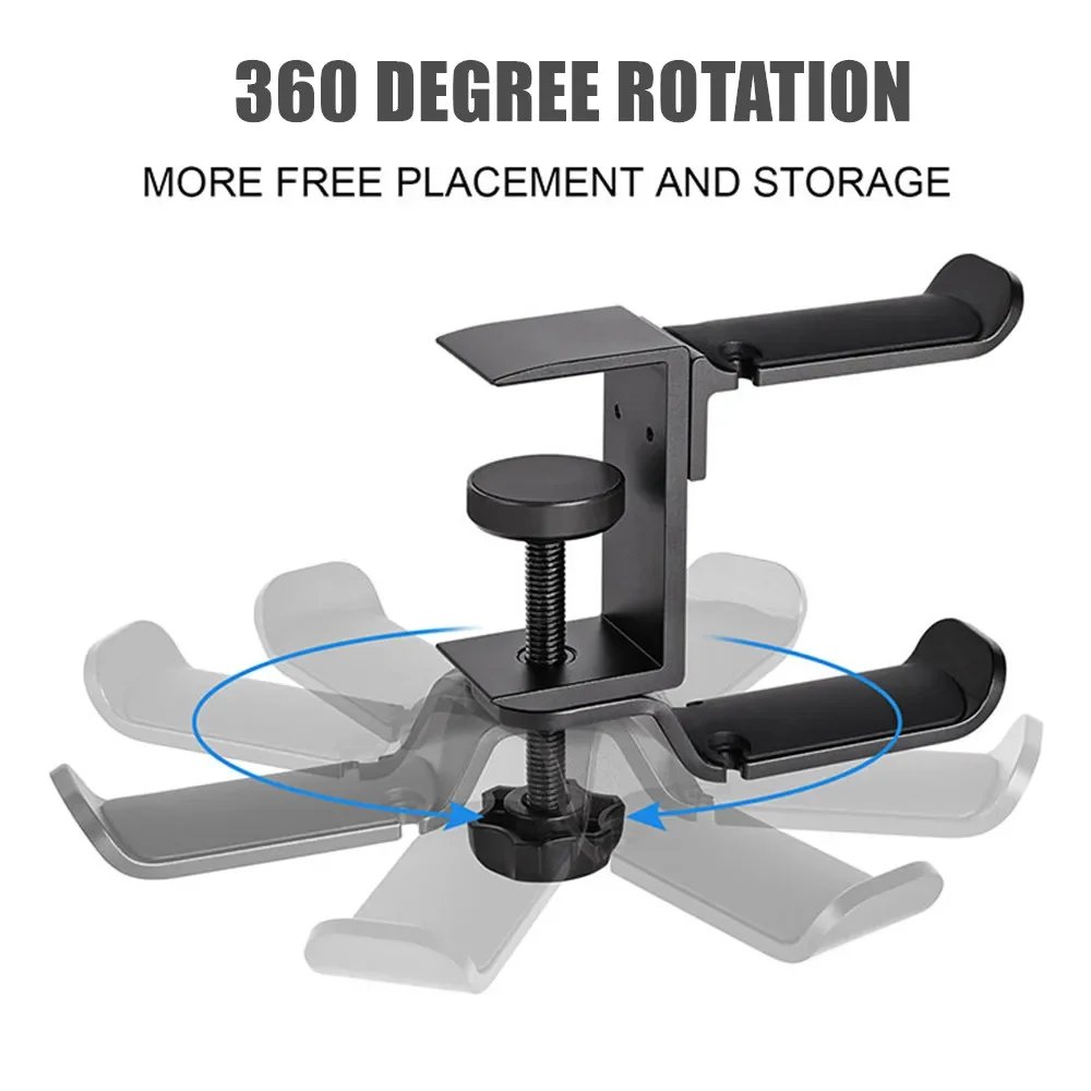 Aluminum Double Headphone Stand For Desk PC Gaming Headsets Holder Headphones Stand Hanger Desk Display Dual Balance I.182113101 - View #6