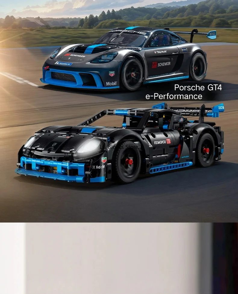 レゴ 42176 テクニック ポルシェ GT4 E-パフォーマンス レース