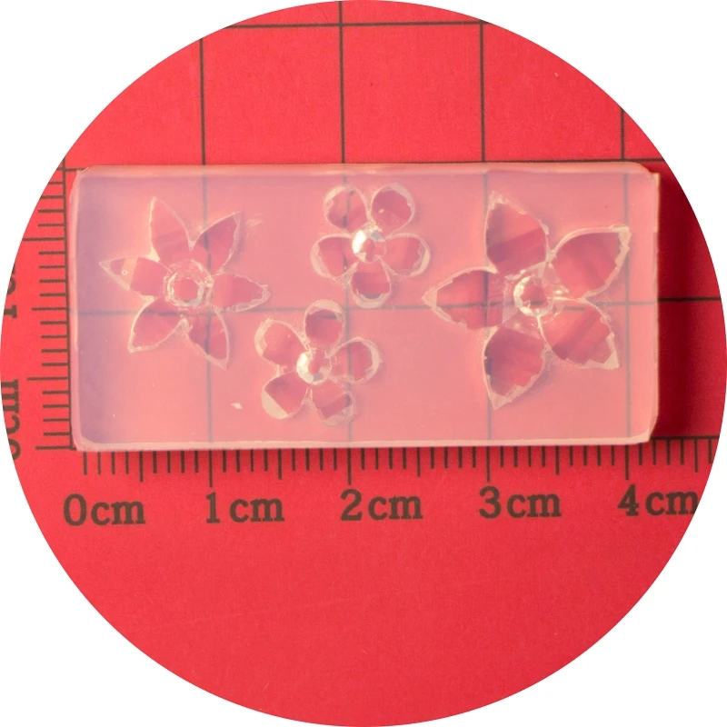 

3D Five Flower Art Mold Silicone Combination Decorative Mold Art Making Tool Silicone Carving Mould