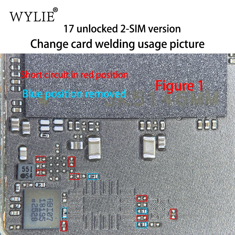 WYLIE 미국 언락 버전 eSIM 변환 eSIM 듀얼 SIM 카드 아이폰 17 폰 수리 도구
