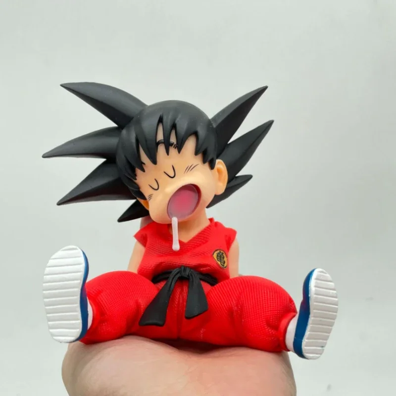 

10cm Anime Dragon Ball Figure Childhood Son Goku Action Figure PVC Model Toy Statue Doll Collection Desktop Decoration Kids Gift