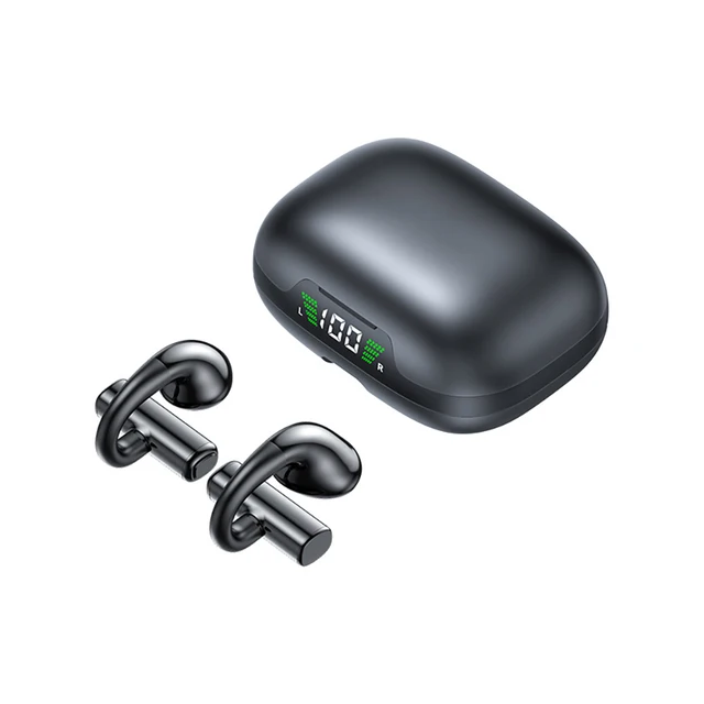 Wireless Earbuds Stereo Sound Earphones With Power Display Charging Case For Cell Phone Computer Laptop 3