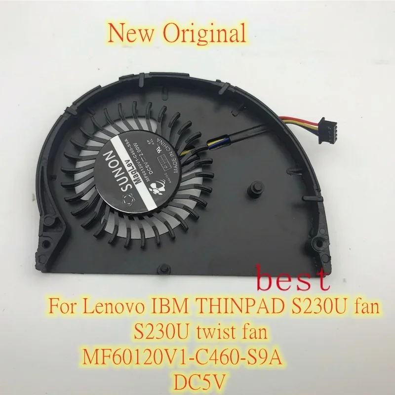 

Новый оригинальный вентилятор охлаждения процессора ноутбука Lenovo IBM THINPAD S230U, вентилятор s230U, Вращающийся вентилятор MF60120V1