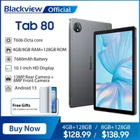 Blackview Tab 80 Android 13 Tablet 8GB 128GB 10.1-inch HD Display T606 Octa Core 7680mAh 2.4G/5G WiFi 13MP Rear Camera 4G tablet 1
