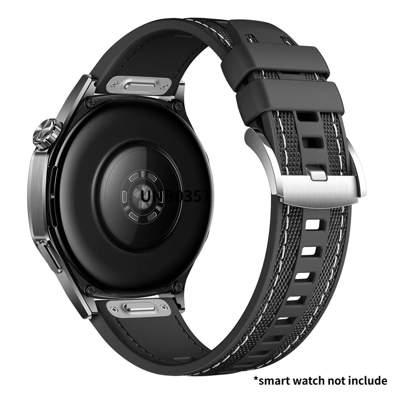 Universal 22mm Nylon Silicone Sport Strap with Quick Release Feature