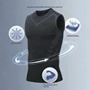 Mans Compression Tank Top Men Gym Shirt Sleeveless Quick Dry Sportswear Male Fitness Bodybuilding Vest Workout Muscle Top 3