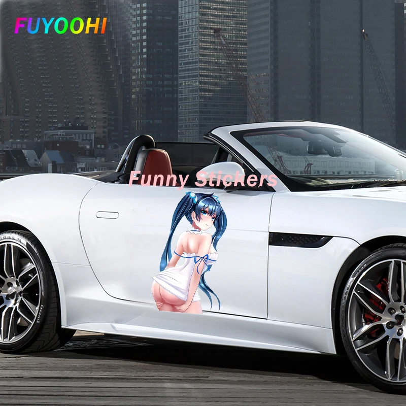 

FUYOOHI Play Stickers for Hestia Anime Sexy Car Stickers Windows Trunk Motorcycle Campervan Car Accessories Sunscreen Decal