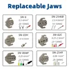 Multi Jaw Crimping Pliers Kit for Automotive Plug-in Crimping Pliers  Bare Terminals Insulated Terminals Tubular Terminals 3