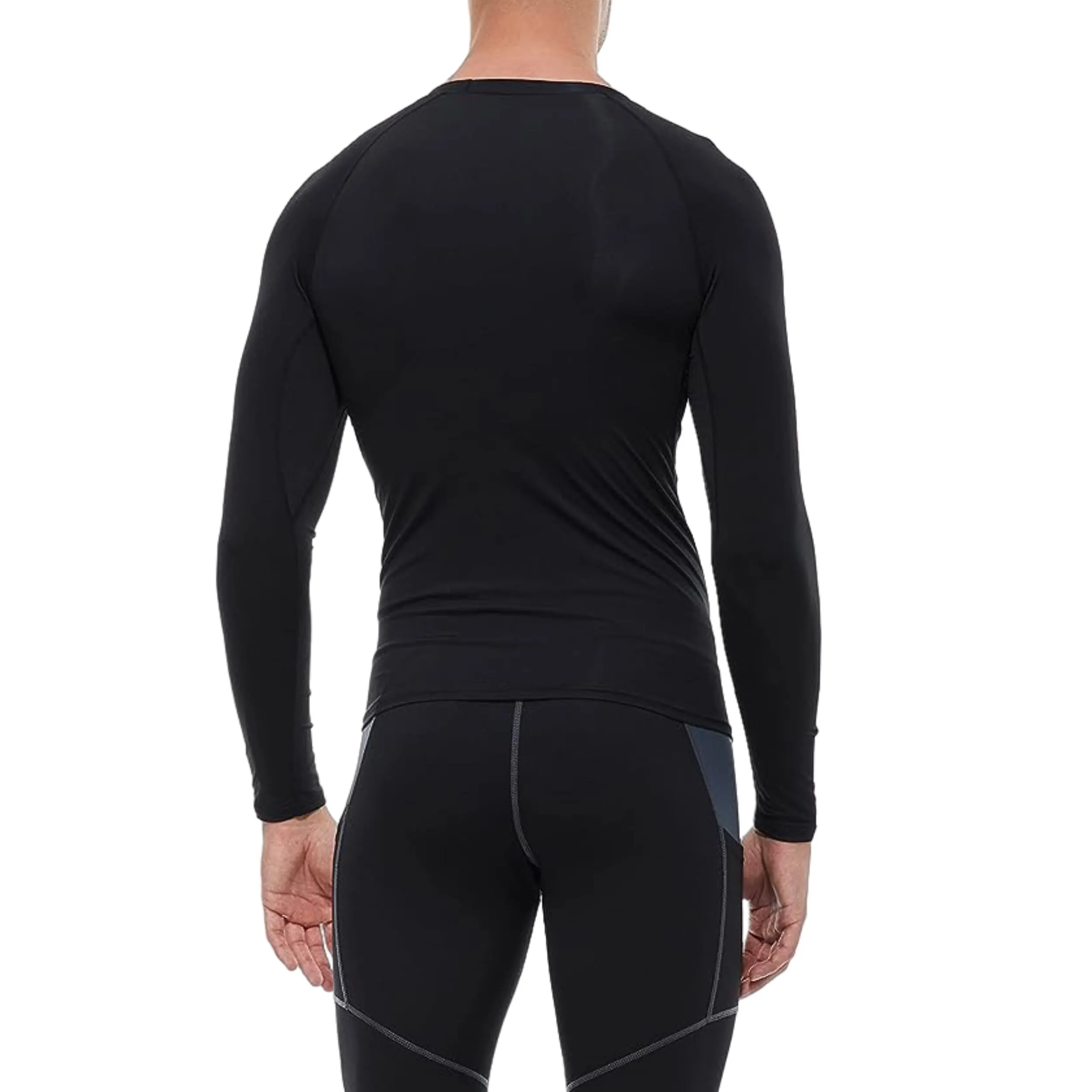Men's Compression Shirts Long Sleeve Athletic Workout Tops Base Layer Quick Dry Sports compression t shirt sport t shirt running t shirts running t shirt fitness clothes men undershirts 2 Pack