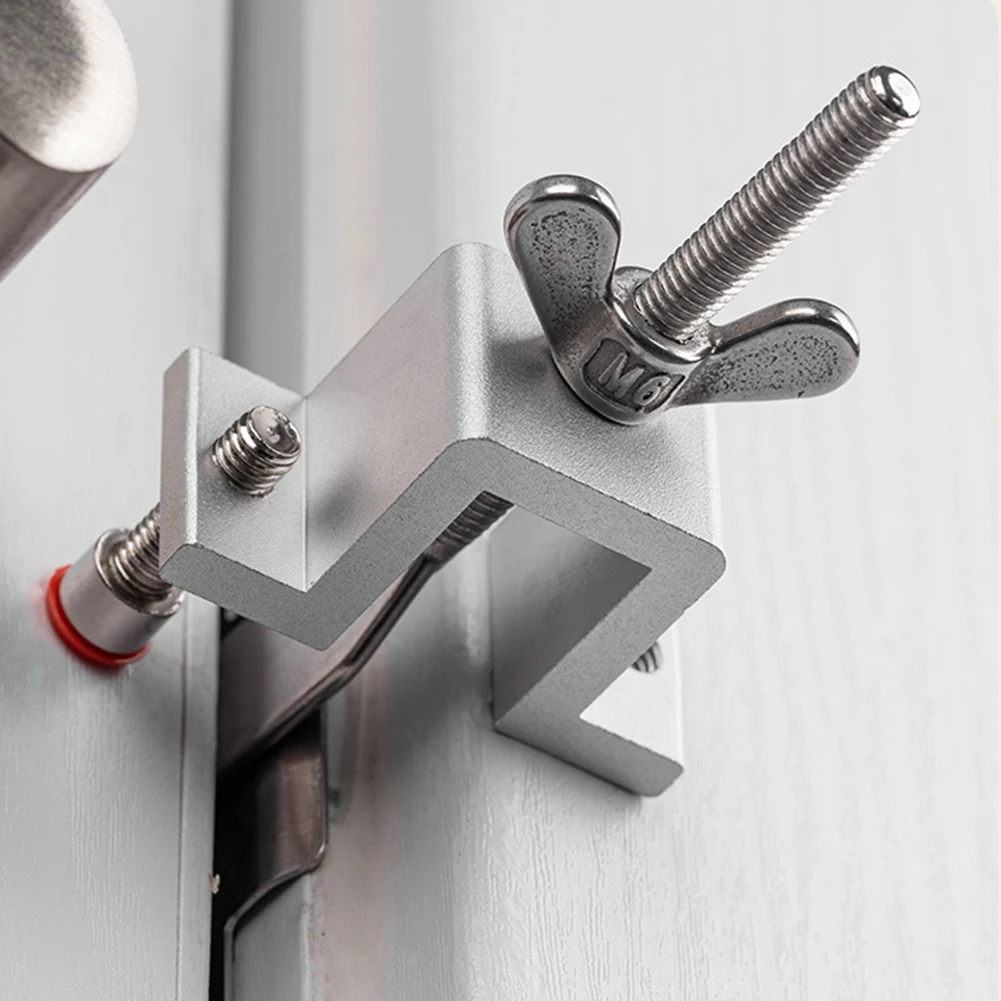 Door Lock Portable Dual Nut Adjustment Hotel Self-Defense Anti-theft