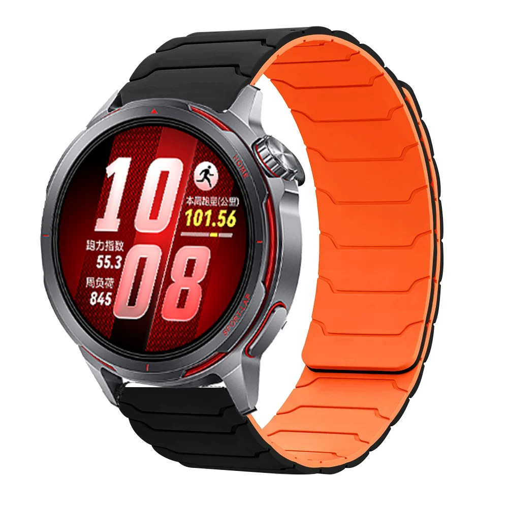 Magnetic Silicone Loop Band - Premium Accessories Bracelet, Universal Fit 46mm
