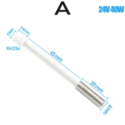 High-Performance Ceramic Cartridge Heater - Multiple Wattages for Precision Heating (A for Ender 3 S1)
