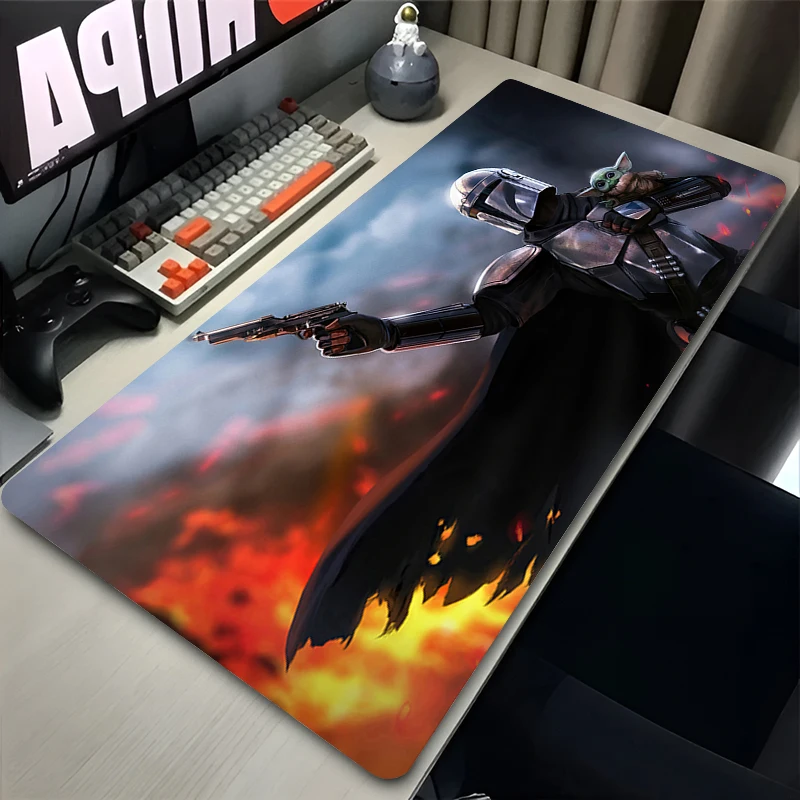 

Star Wars Anime Marvel Mouse Pad XXL Large Computer Gaming Desktop Keyboard Mousepad Non Slip Rubber Material Office Mat 900x400