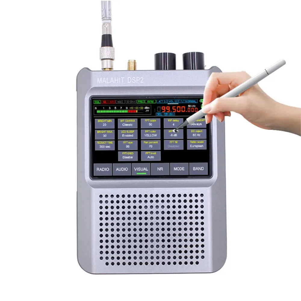 

New Firmware 2.40 Genuine Second Generation Malahit-DSP2 SDR Malachite Receiver Radio 10kHz-380MHz 404MHz-2GHz