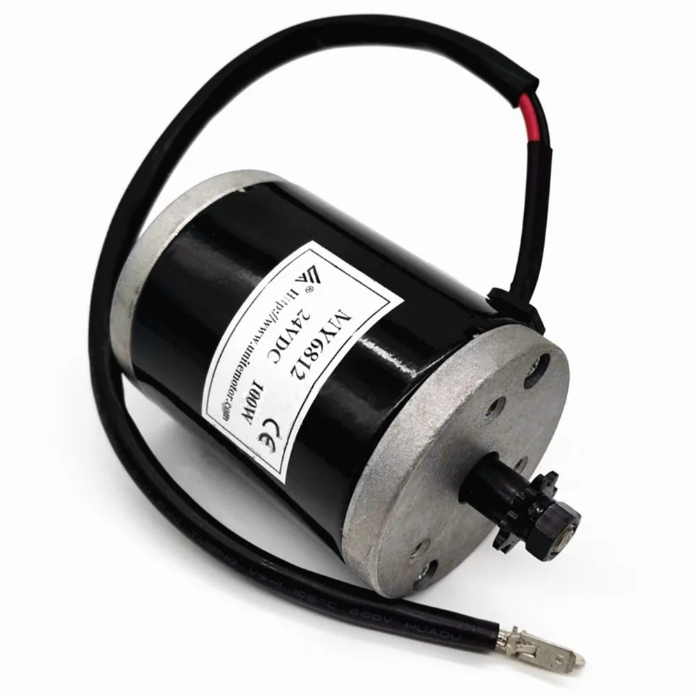 MY6812 DC 100W 12V /24V 높은 브러시 속도 모터, 브러시 모터