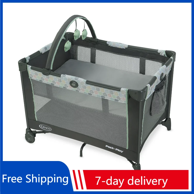 

Pack 'n Play on The Go Playard, Unisex, 21.21 Lbs Foldable Beds for Kids Bassinet Designed To Fold with Your Playard