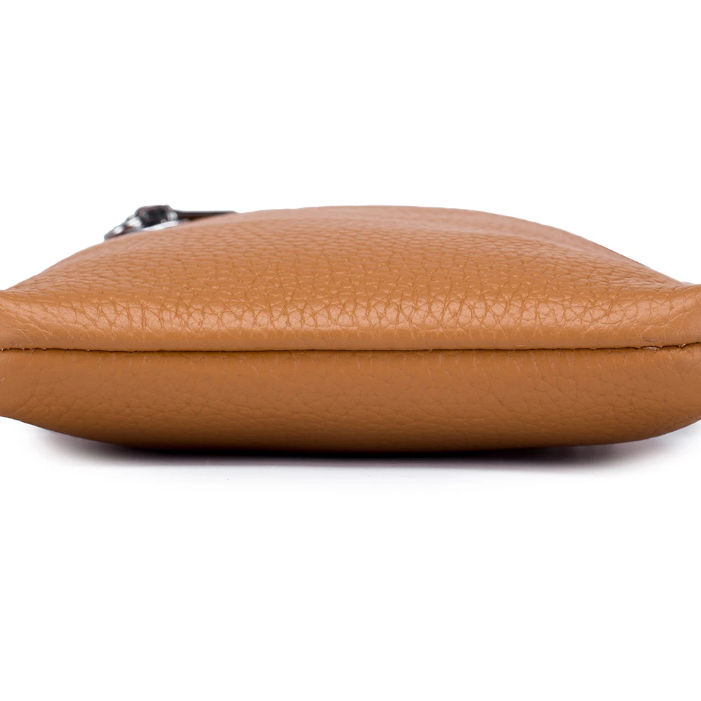 Leather purse female new fund mini pure leather phone soft leather shoulder bag vertical section joker worn handbag