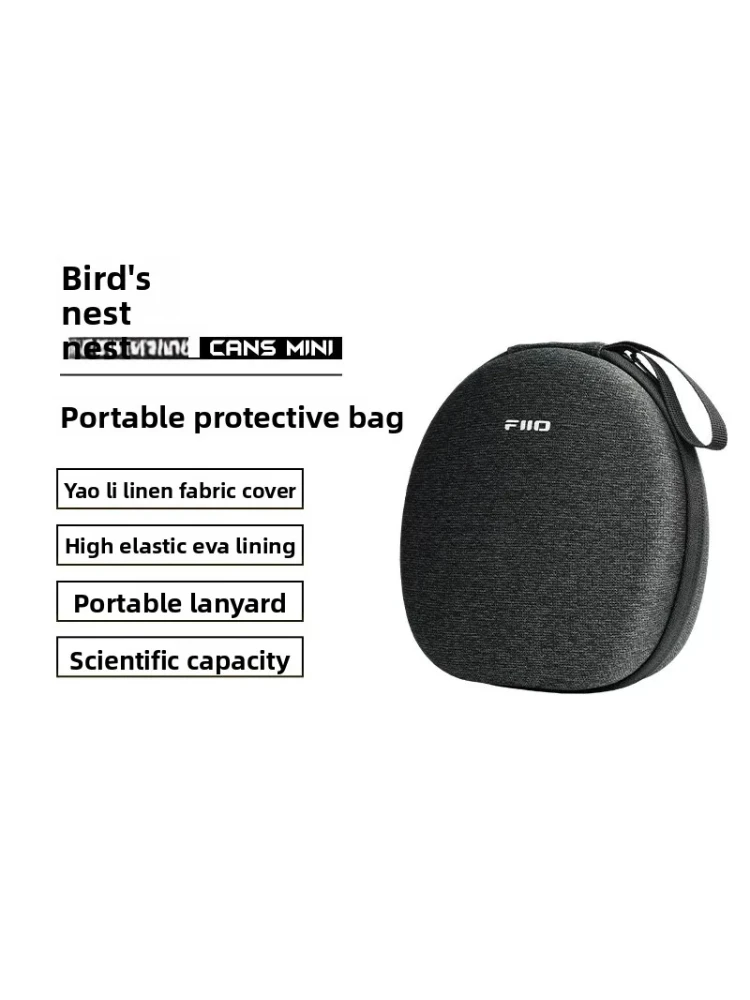 새로운 FiiO NEST CANS 미니 소형 헤드폰 보호 가방 EH11/EH13/JN3/WIND/언제든지 블루투스 헤드셋 보관 가방 선물