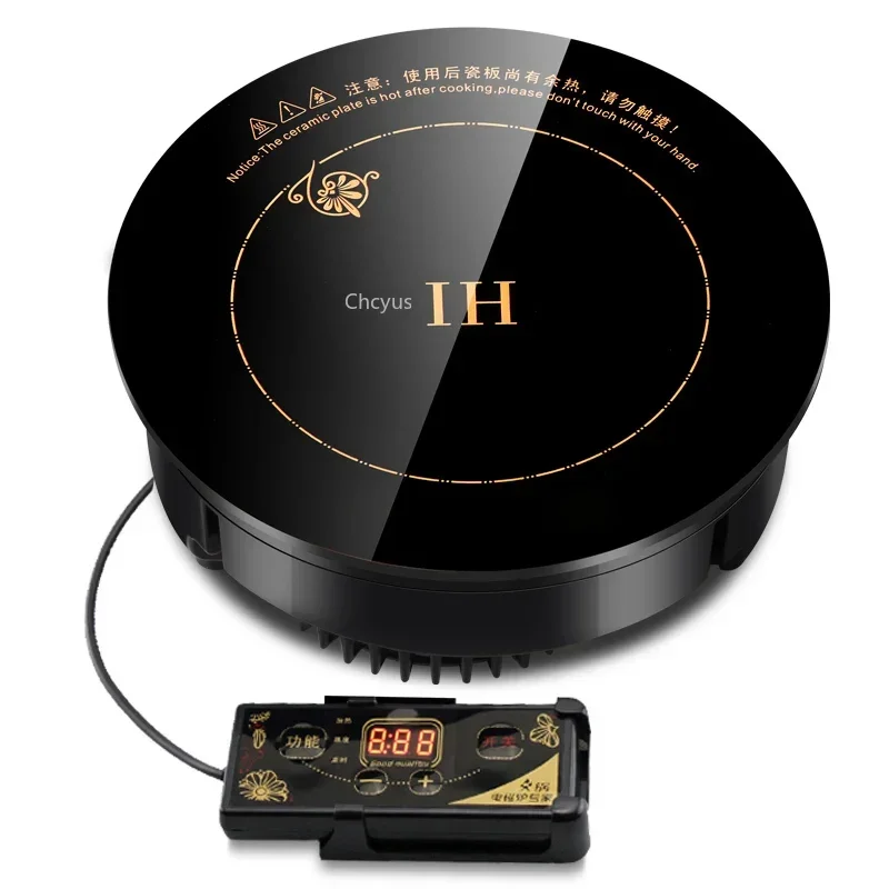 Induction Cooker Electric Stove Boiler Mini Electric Magnetic Induction Cooker Wire control Embedded Hotpot Hob Burner Waterproof hot pot Tea Boiler Stove Cooktop 800W