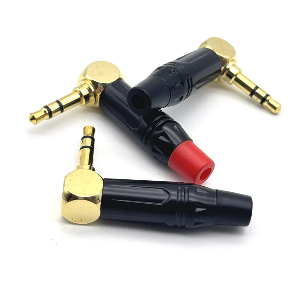 Gold-plated 90-degree elbow right-angle male-to-female