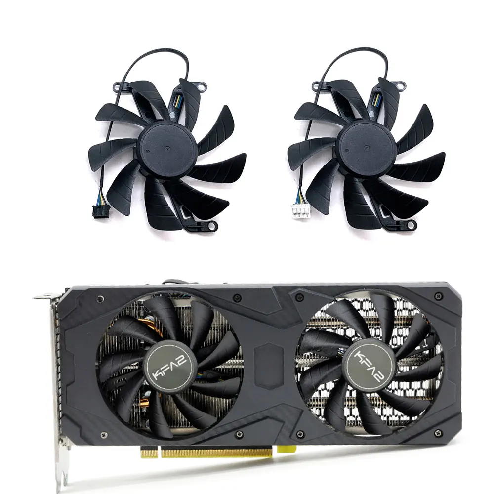 Nuovo 2 Pz 85Mm Per Kfa2 Geforce Rtx 3060 Sostituzione Ventola Della Scheda Grafica Rtx 3060 Ti (1-Click Oc) Lhr 85Mm Fy09015M12Lpa