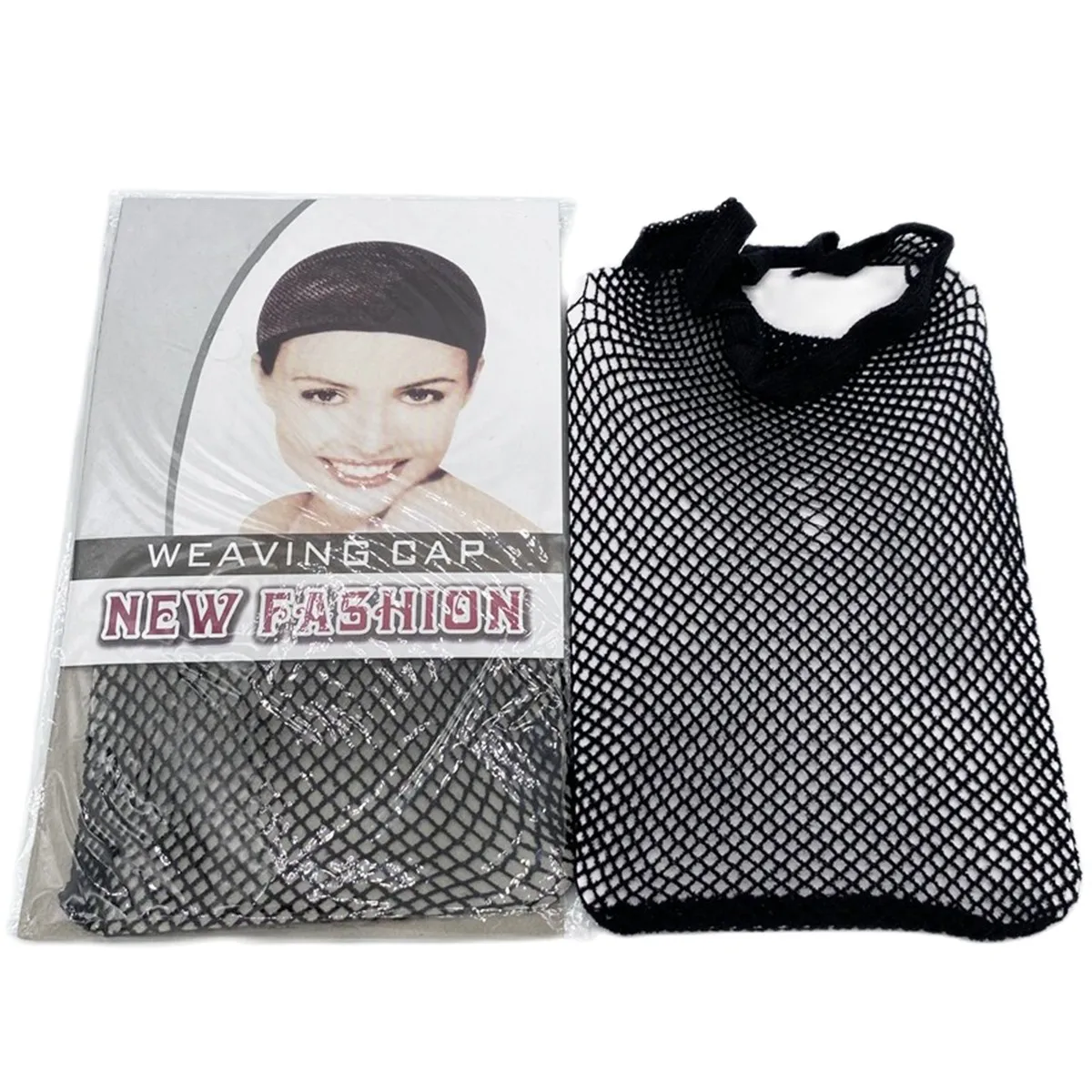50 pcs NEW Fishnet Wig Cap Stretchable Elastic Hair Net Snood Wig Cap/ Cap / Hair-Net