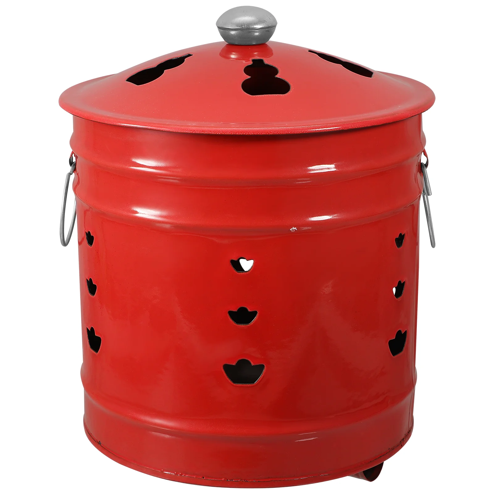 Burn Inceneritore Fire Barrel Cage Pit Burning Can Bin Yard Garden Bucket Waste Outside Barili Metallo Falò Foglie Di Carta