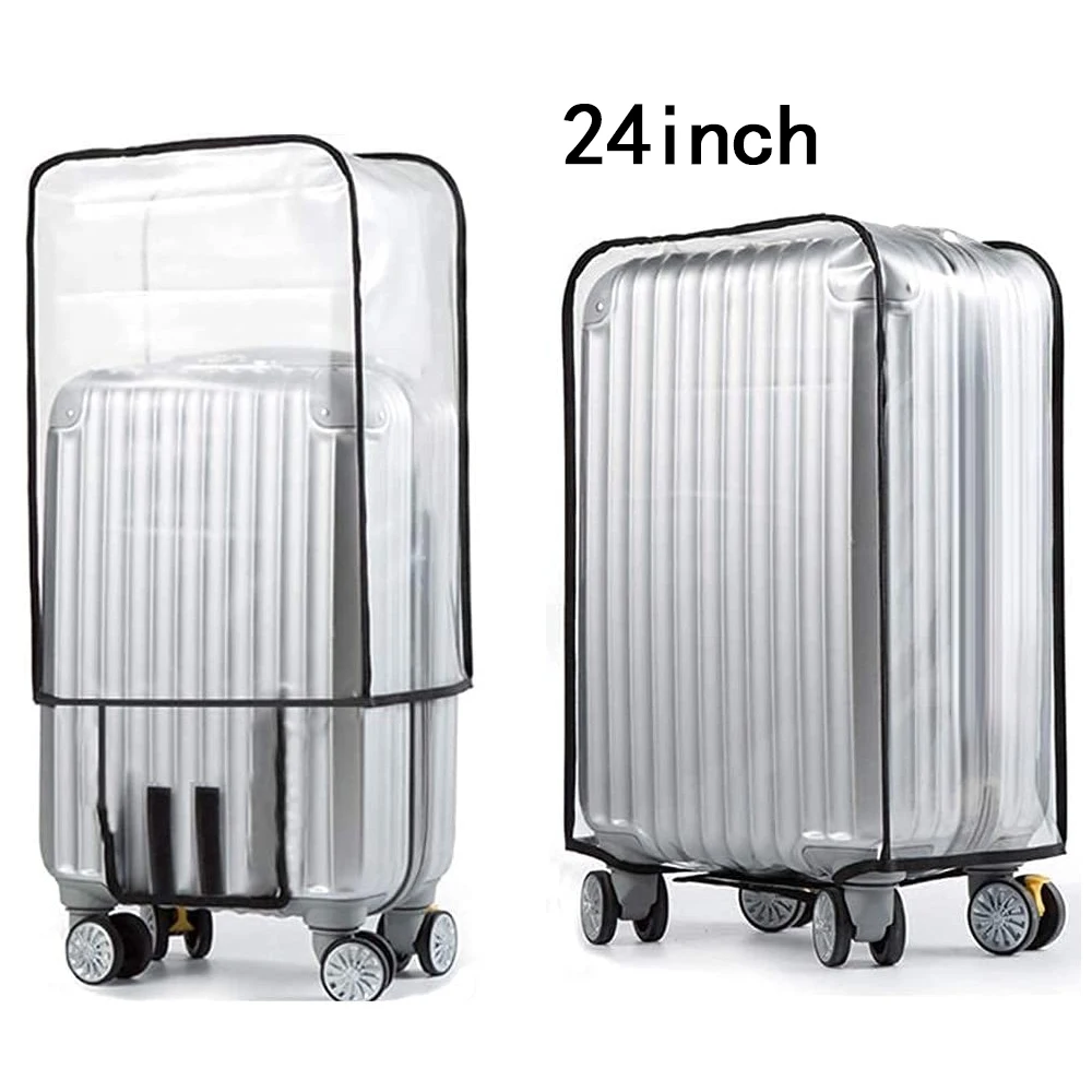 3 Coperture Per Bagagli Impermeabili In PVC Trasparente, Antipolvere, Per Valigie 20-24-28 Pollici, Protezione Da Graffi