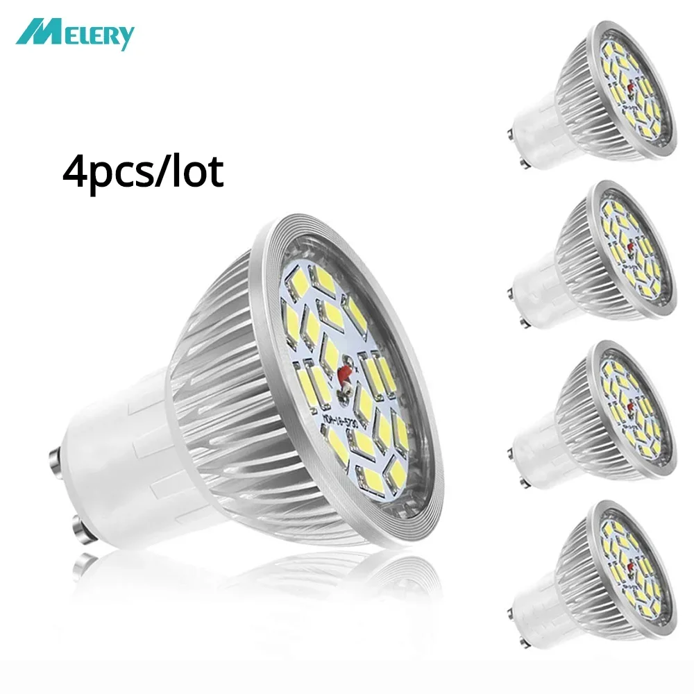 Lampadine A Led Gu10 Lampada Da 4W Faretti Smd Bianco Freddo 2700K Super Bright 60W Equivalente Angolo Del Fascio Di 140 Gradi Da 85 A 265V Confezione