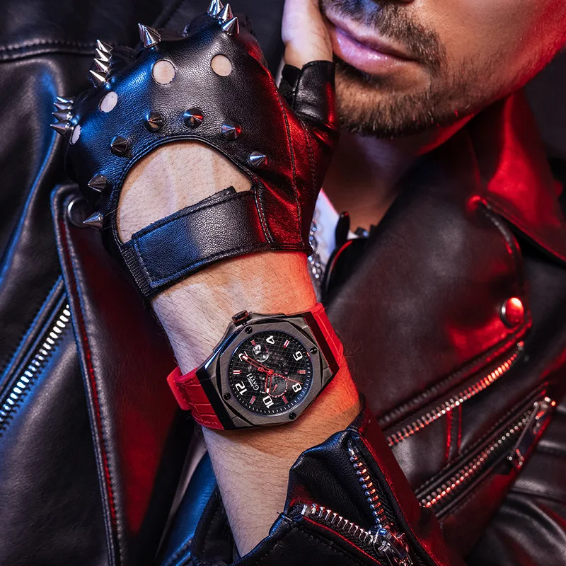 BONEST GATTI Men's Business Night Light Waterproof Fashion Men's Mechanical Watch