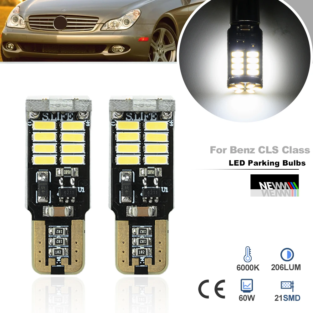 

Аксессуары для Benz CLS Class C219, 2004, 2005, 2006, 2007, 2008, 2009, 2010, CAN-шина, светодиодные парковочные огни, габаритные огни, город, без ошибок